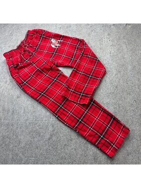 Georgia Bulldogs Pajama Bottoms Pants Concepts Sport Men S Red Flannel Plaid 30"